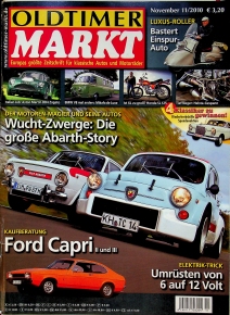 Deckblatt Oldtimer Markt (11/2010)